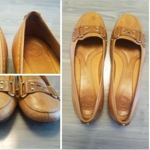 Nurture Comfort Fit Tan Leather Flats 7M